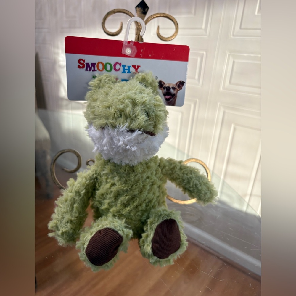 Smoochy Pet Pals ~ 12”~ Squeaky/Crinkle Dog Toy. Frog 🐸